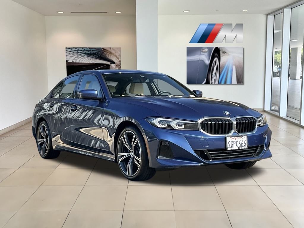 Used 2023 BMW 3 Series 330i with VIN 3MW69FF06P8D57318 for sale in Irvine, CA