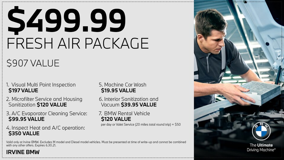 Service Specials Irvine BMW
