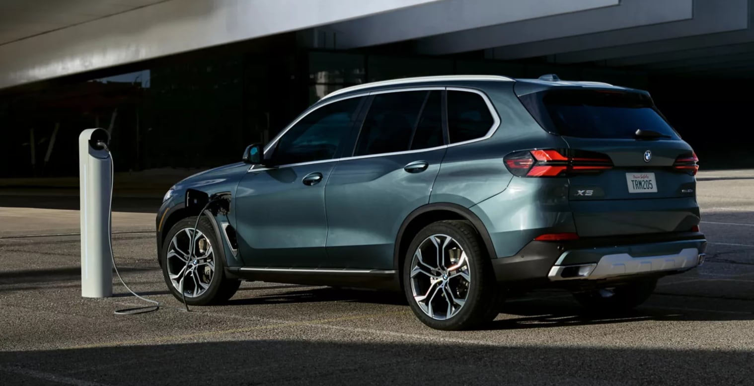 Blue 2026 BMW X5 Parked Outside