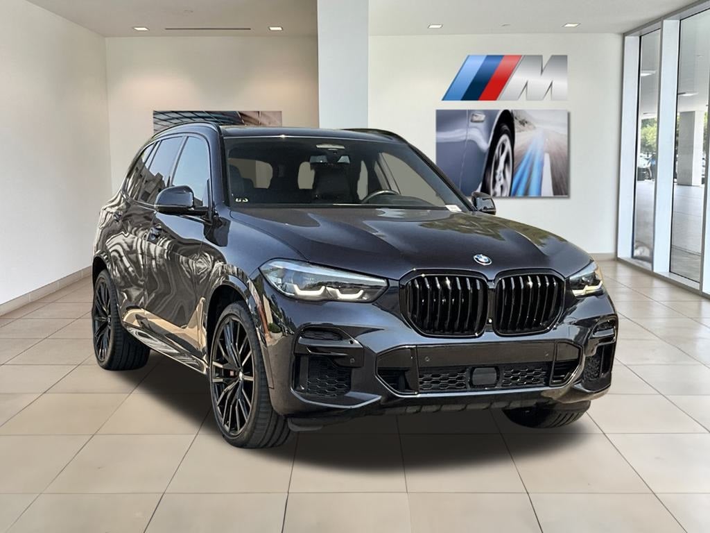 Certified 2022 BMW X5 M50i with VIN 5UXJU4C0XN9J08350 for sale in Irvine, CA