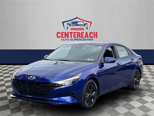 2023 Hyundai Elantra Hybrid Blue photo 2