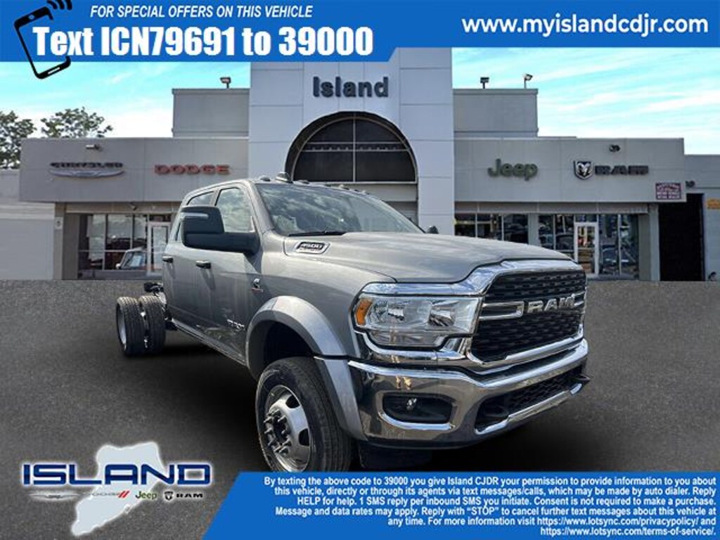 New 2024 Ram 4500 Chassis Cab 4500 SLT CHASSIS CREW CAB 4X4 60' CA Pickup