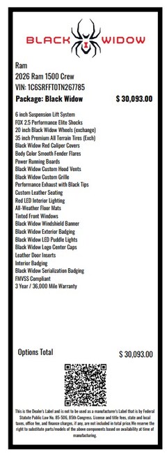 2026 Ram 1500 BIG HORN CREW CAB 4X4 5'7 BOX Pickup