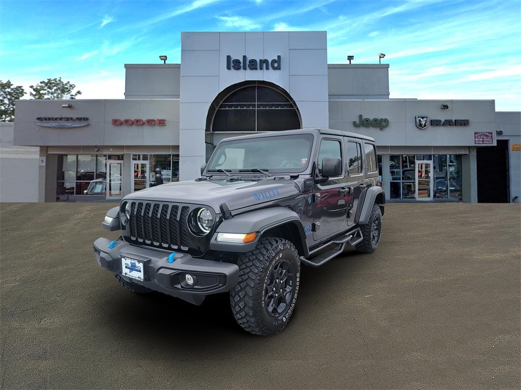 Used 2023 Jeep Wrangler 4xe Willys 4XE with VIN 1C4JJXN6XPW686059 for sale in Staten Island, NY