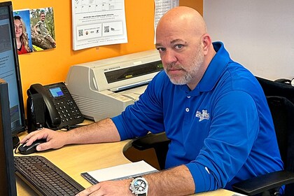 Staff member Joe DeGarbo from 8ff880796f7c