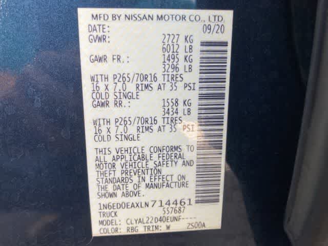 Thumbnail: 2020 Nissan Frontier - 21