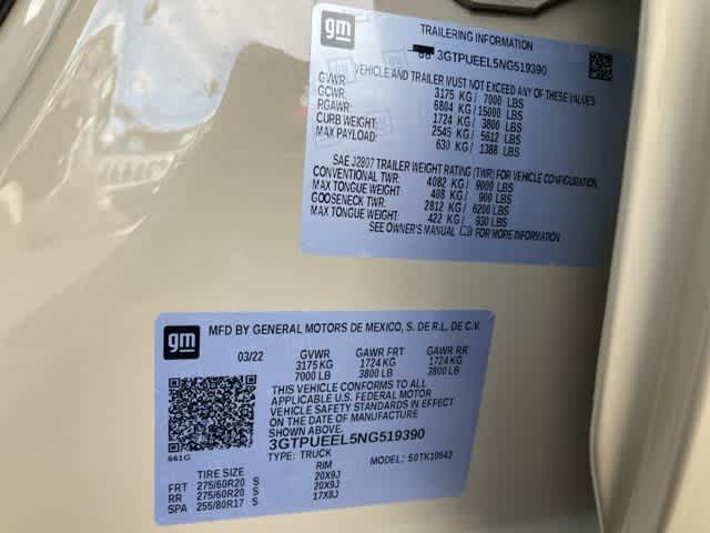 Thumbnail: 2022 GMC Sierra 1500 - 21