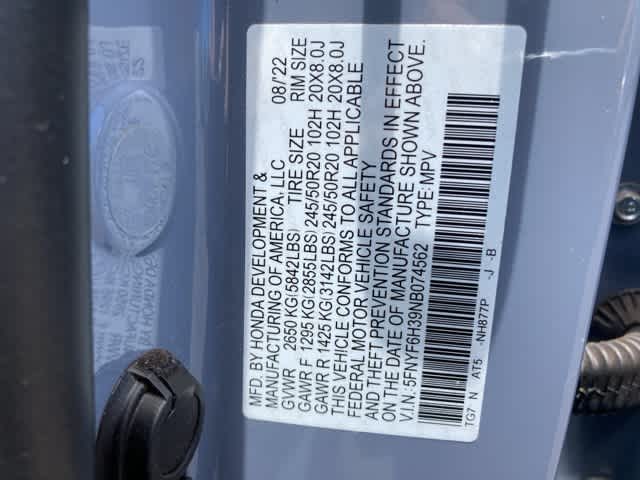 2022 Honda Pilot Sport 21