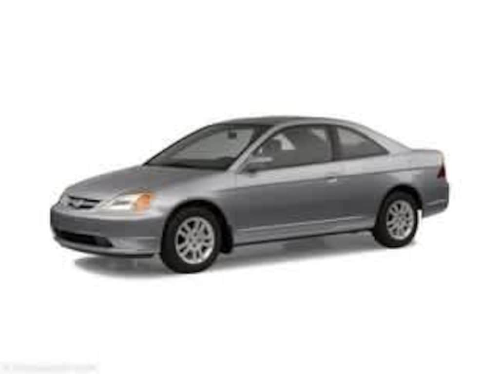 Used 2002 Honda Civic LX w/Side SRS Coupe