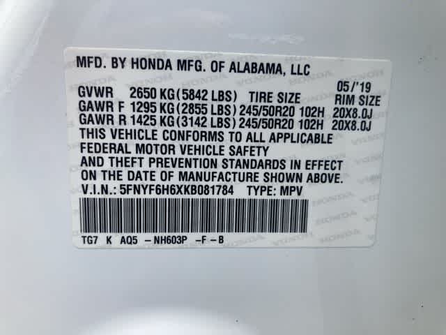 Thumbnail: 2019 Honda Pilot - 21