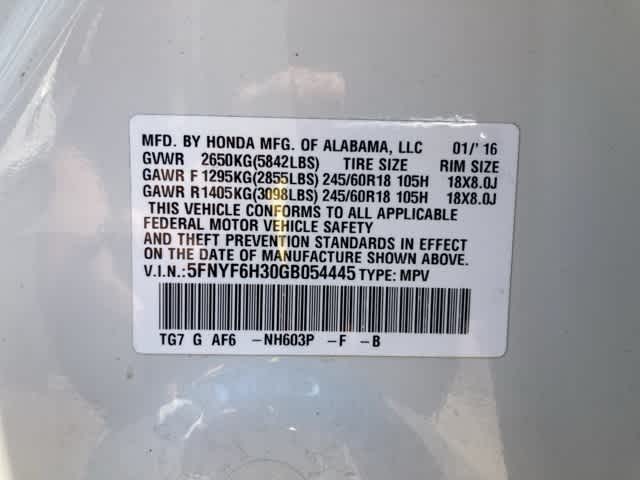 Thumbnail: 2016 Honda Pilot - 21