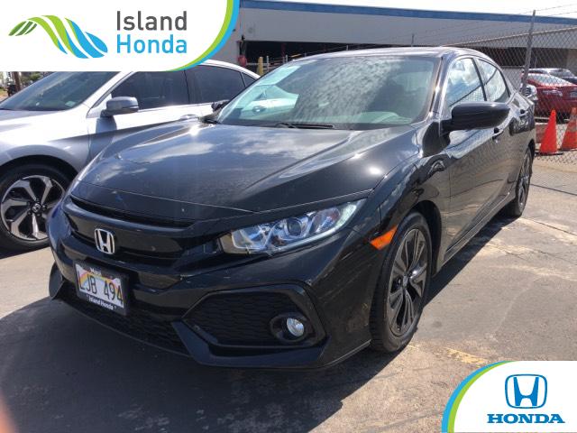 Used 2017 Honda Civic Hatchback Ex Crystal Black Pearl For Sale In