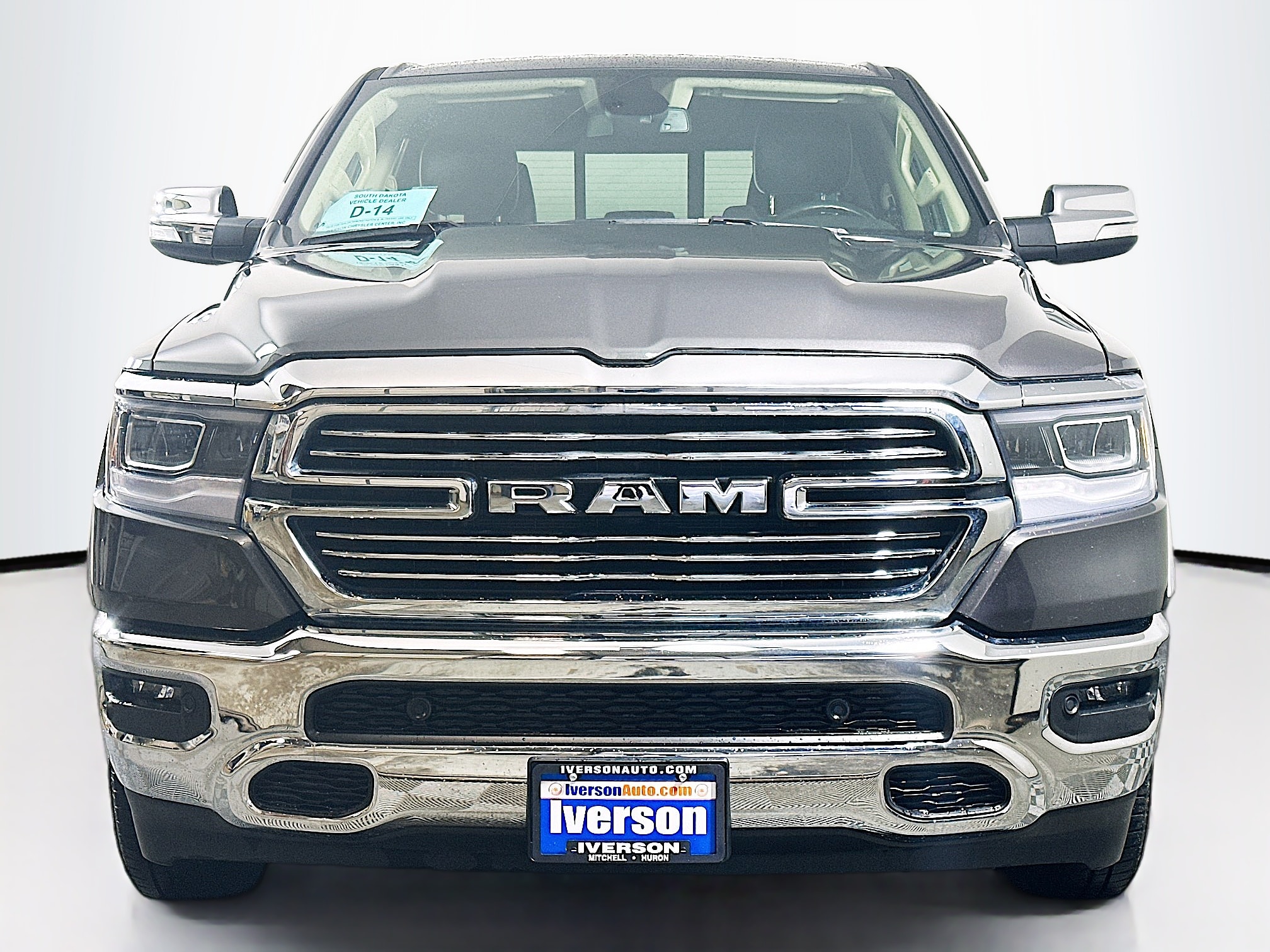 Used 2020 RAM Ram 1500 Pickup Laramie with VIN 1C6SRFRT8LN404161 for sale in Mitchell, SD