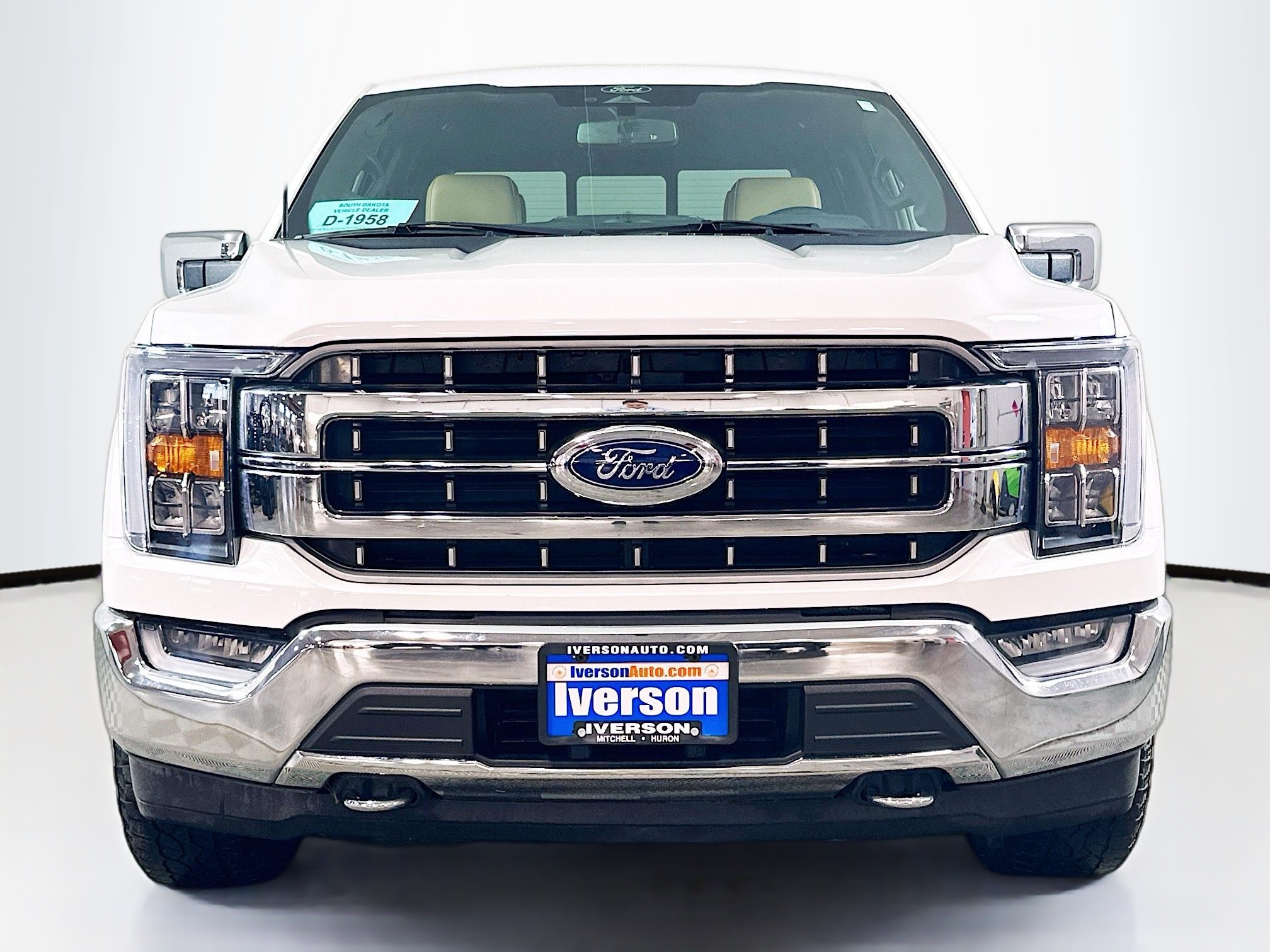 Used 2022 Ford F-150 Lariat with VIN 1FTFW1E89NFB36208 for sale in Huron, SD