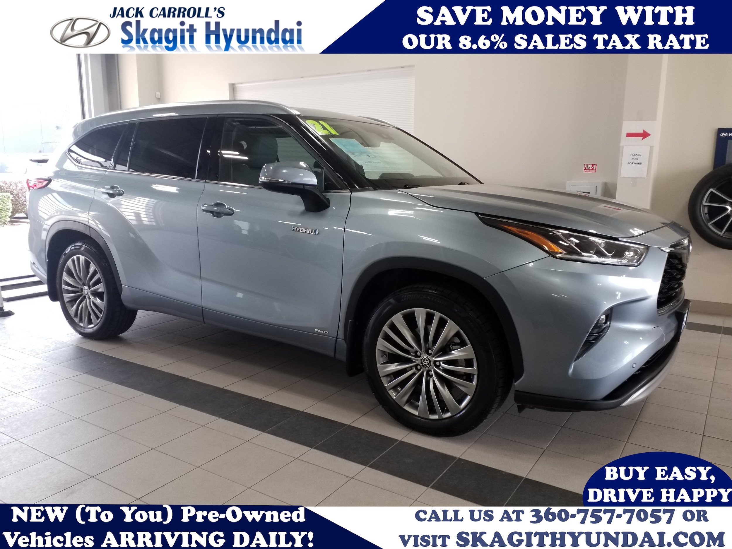 2021 Toyota Highlander Platinum Hybrid 4x4's photo