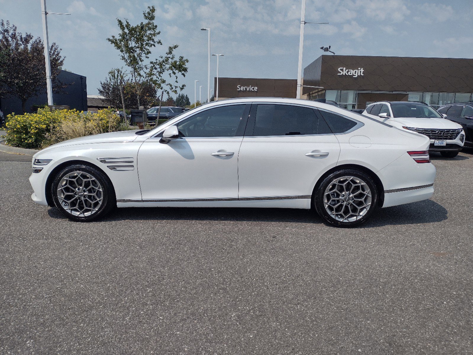 Used 2021 GENESIS G80 Base with VIN KMTGB4SC9MU049060 for sale in Burlington, WA