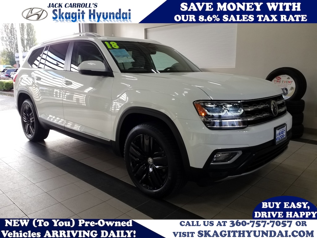 Used 2018 Volkswagen Atlas 3.6L V6 SEL SUV