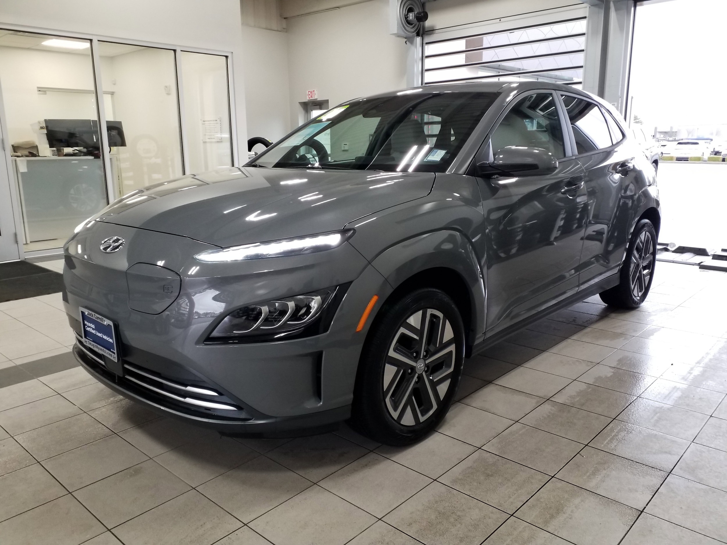 Certified 2023 Hyundai Kona EV Limited with VIN KM8K53AG0PU170168 for sale in Burlington, WA