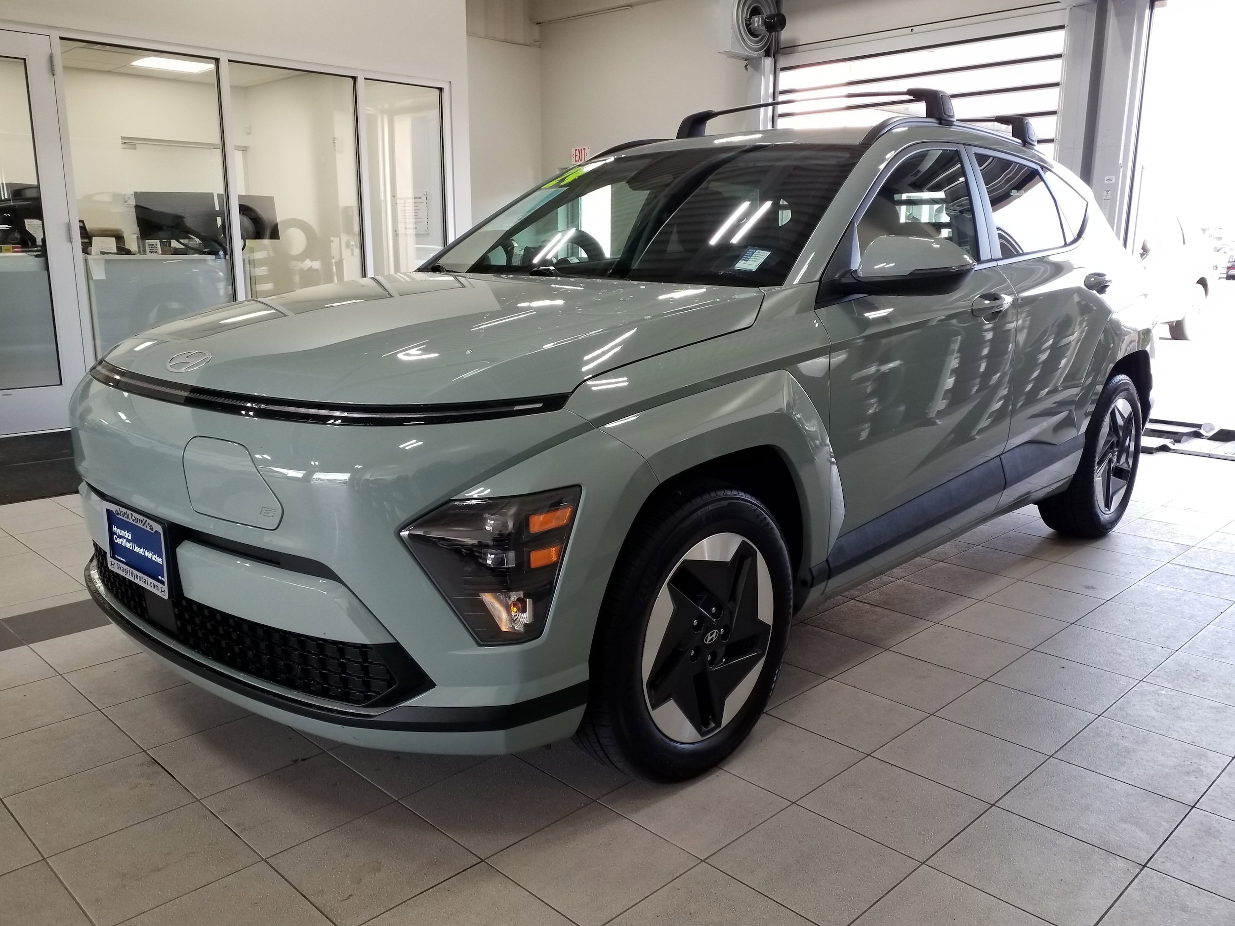 Certified 2024 Hyundai Kona EV SEL with VIN KM8HC3A6XRU010356 for sale in Burlington, WA