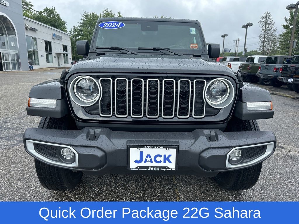 Used 2024 Jeep Wrangler 4-Door Sahara with VIN 1C4PJXEN4RW193112 for sale in Saco, ME