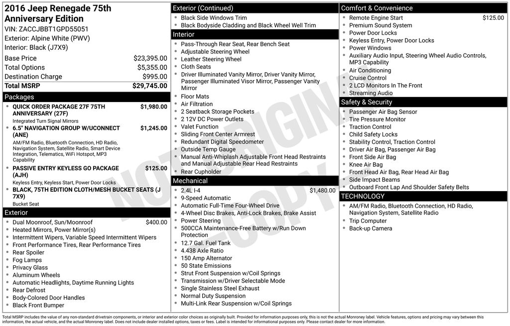 2016 Jeep Renegade Latitude 4x4's photo