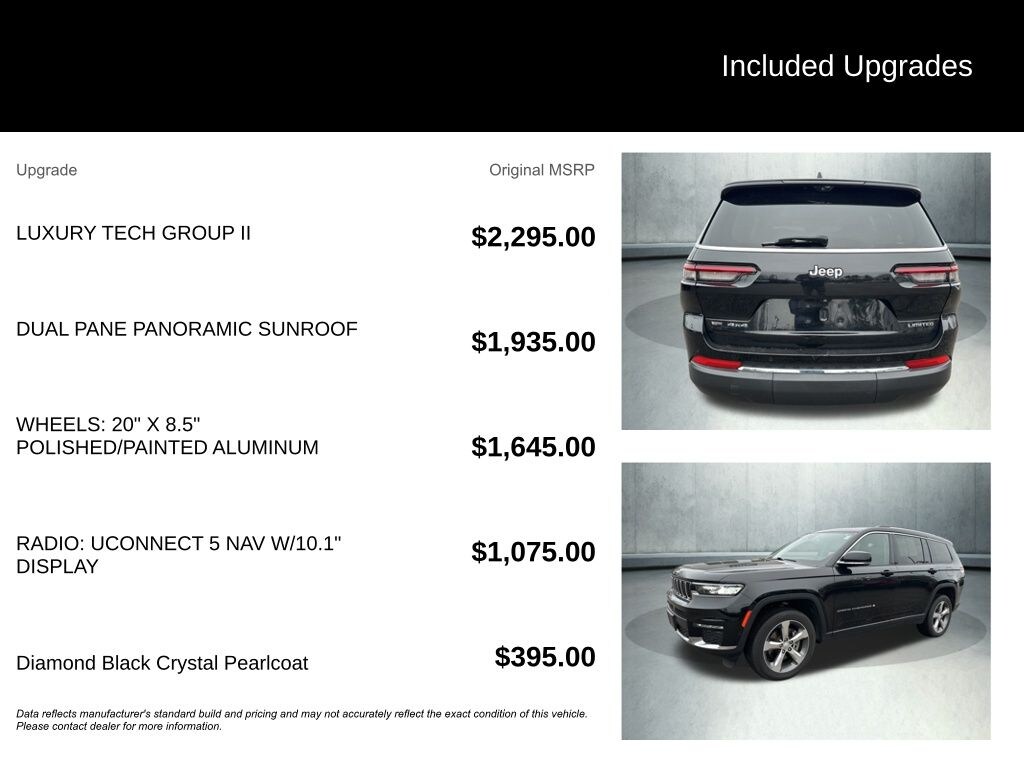 Used 2022 Jeep Grand Cherokee L Limited SUV