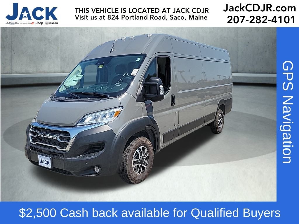 New 2025 Ram ProMaster PROMASTER 3500 SLT CARGO VAN HIGH ROOF 159' WB EXT Cargo Van