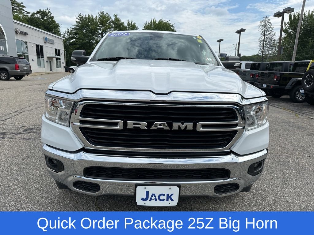 Used 2021 RAM Ram 1500 Pickup Big Horn/Lone Star with VIN 1C6SRFBT8MN736791 for sale in Saco, ME