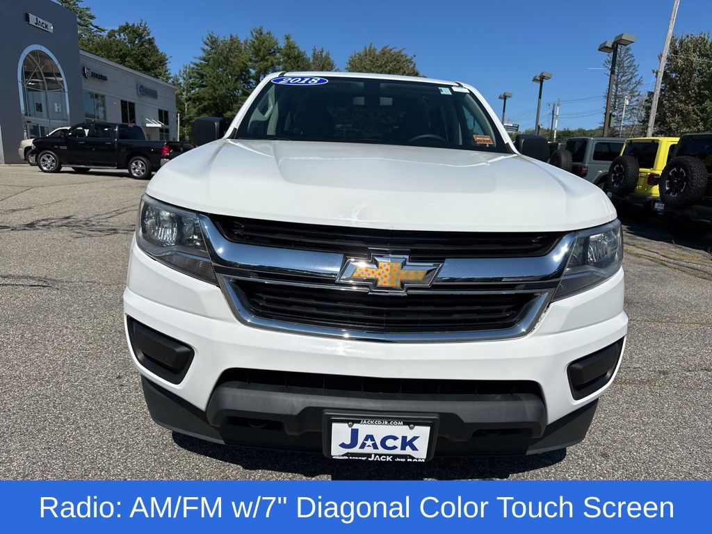 Used 2018 Chevrolet Colorado Work Truck with VIN 1GCGTBEN2J1119377 for sale in Saco, ME