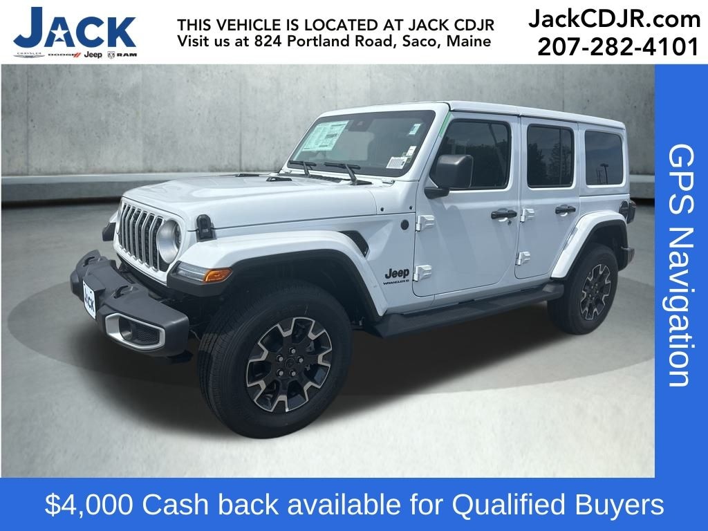 New 2025 Jeep Wrangler 4-DOOR SAHARA Sport Utility