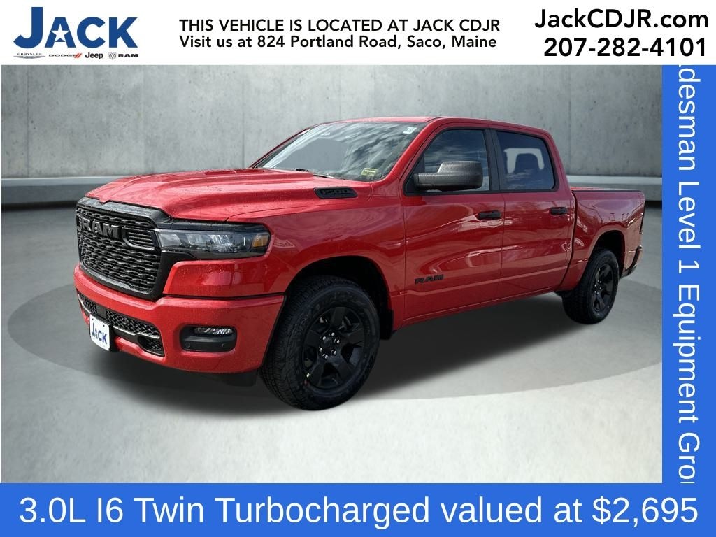 New 2025 Ram 1500 TRADESMAN CREW CAB 4X4 5'7 BOX Pickup