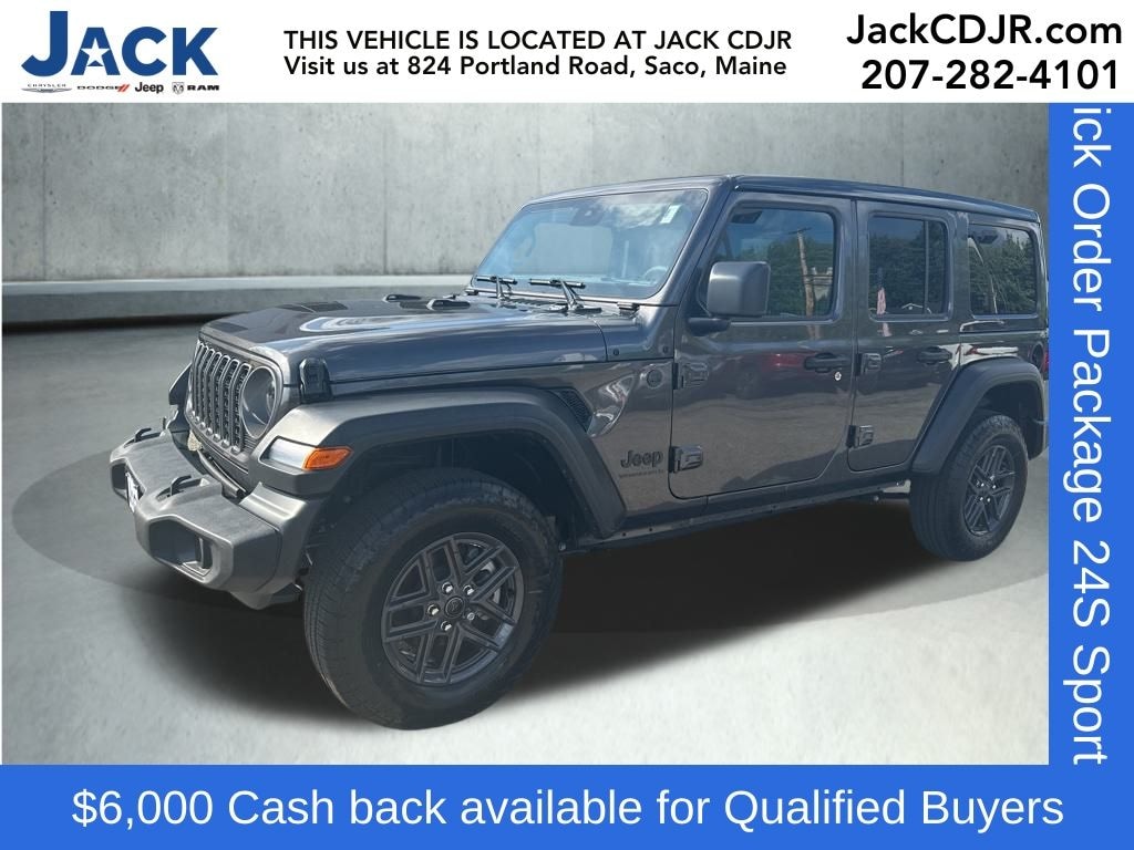 New 2025 Jeep Wrangler 4-DOOR SPORT S Sport Utility