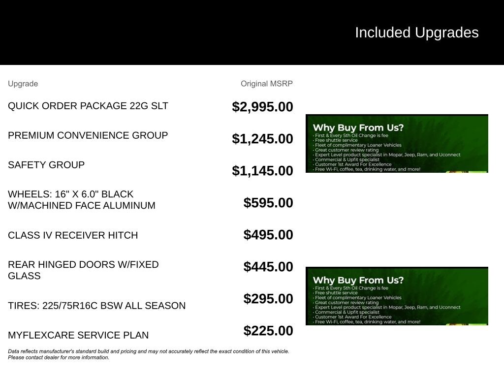 New 2026 Ram ProMaster PROMASTER 3500 SLT CARGO VAN HIGH ROOF 159' WB Cargo Van