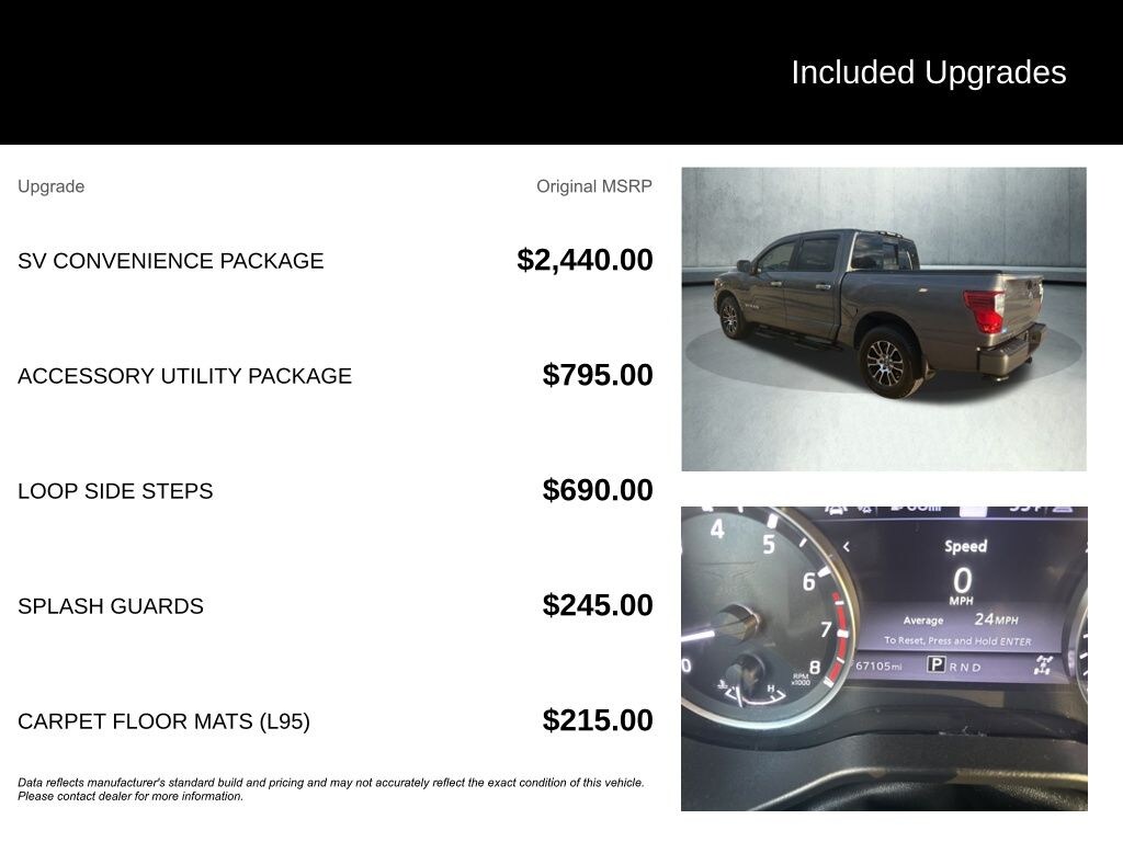 Used 2021 Nissan Titan SV Truck