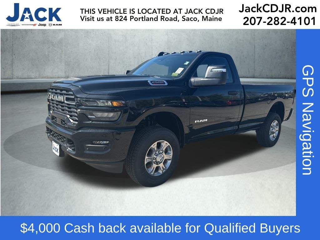 New 2025 Ram 2500 BIG HORN REGULAR CAB 4X4 8' BOX Pickup