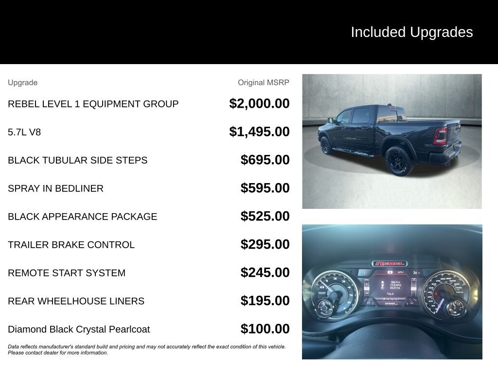 Used 2020 Ram 1500 Rebel Truck