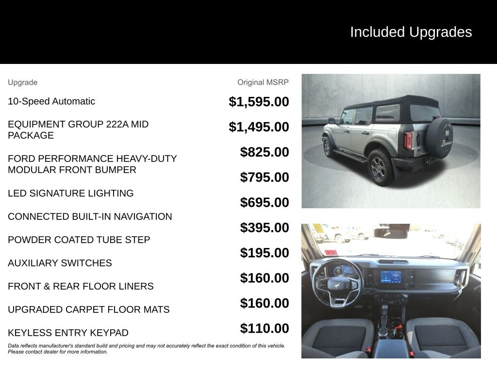 Used 2022 Ford Bronco Big Bend SUV