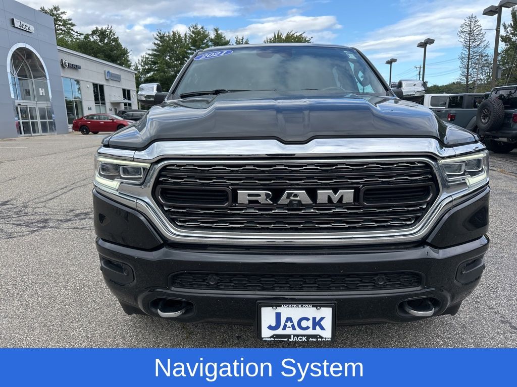 Used 2021 RAM Ram 1500 Pickup Limited with VIN 1C6SRFHT6MN563909 for sale in Saco, ME