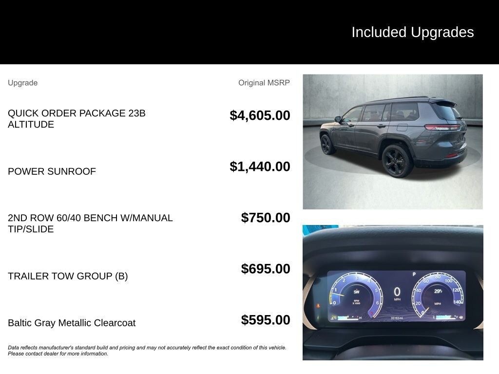 Used 2023 Jeep Grand Cherokee L Altitude SUV