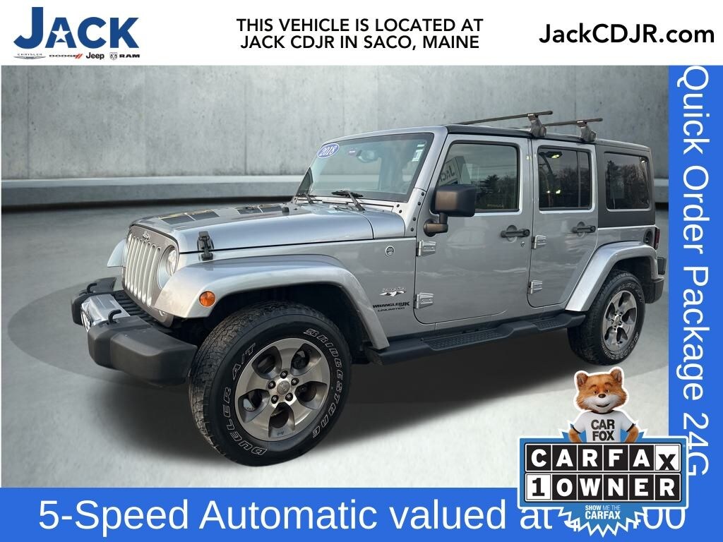 Used 2018 Jeep Wrangler JK Unlimited Sahara SUV