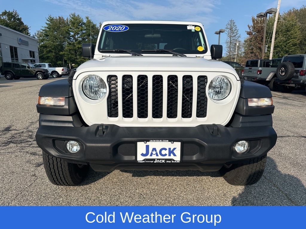 Used 2020 Jeep Gladiator Sport S with VIN 1C6JJTAG9LL109761 for sale in Saco, ME