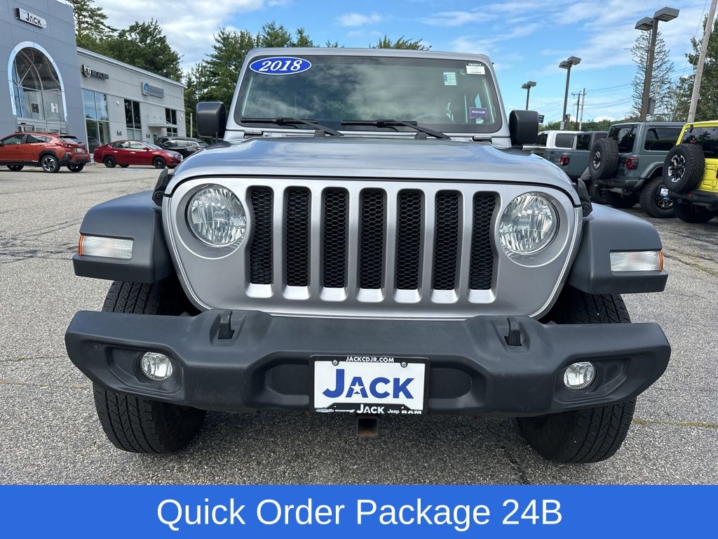 Used 2018 Jeep All-New Wrangler Sport with VIN 1C4GJXAGXJW131421 for sale in Saco, ME