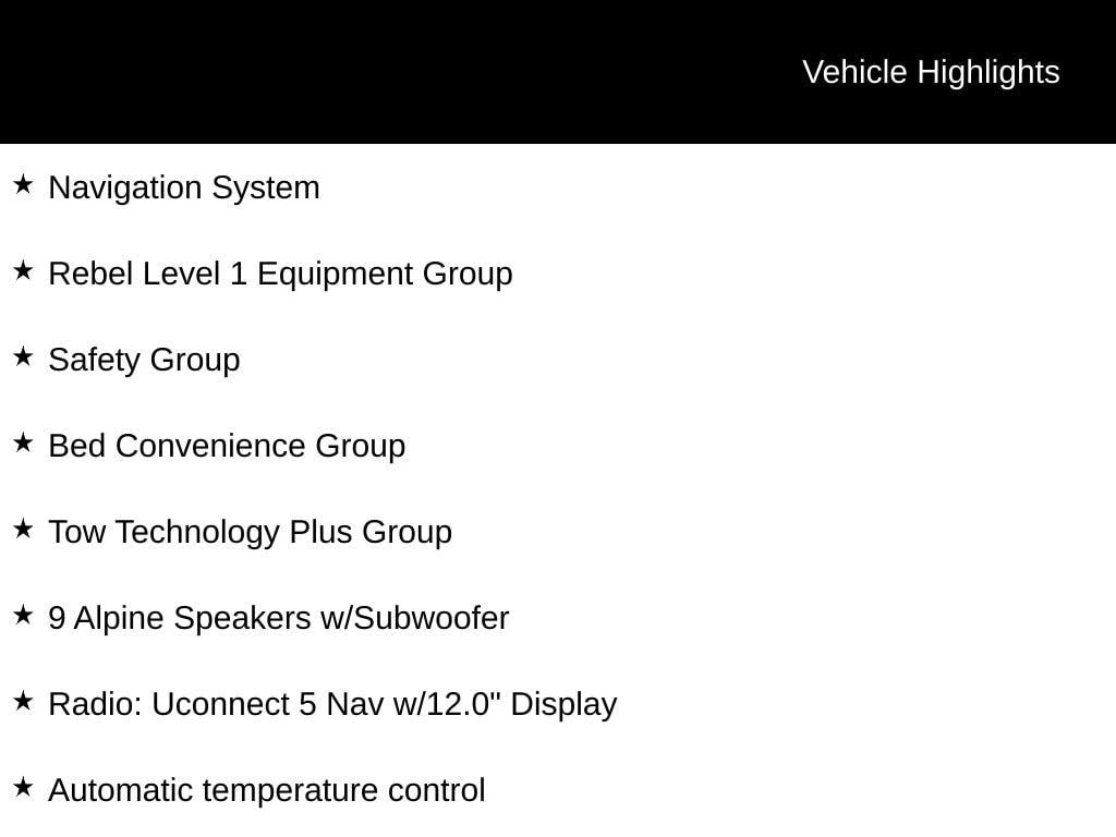 New 2026 Ram 2500 REBEL CREW CAB 4X4 6'4 BOX Pickup
