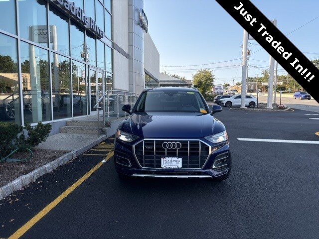 Used 2021 Audi Q5 Premium with VIN WA1AAAFY7M2134805 for sale in Saddle River, NJ