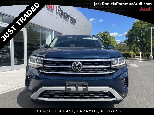 Used 2021 Volkswagen Atlas SE w/Tech with VIN 1V2KR2CA1MC605078 for sale in Paramus, NJ