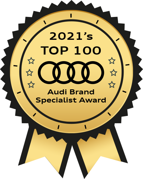 2021's Top 100 Audi Brand Specialist Award