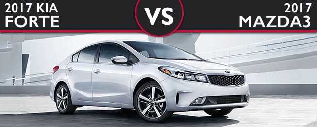 Kia Forte vs. Mazda Mazda3 Sedan in Fair Lawn NJ