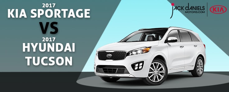 New 2017 Kia Sportage vs. New 2017 Hyundai Tucson in Fair Lawn NJ
