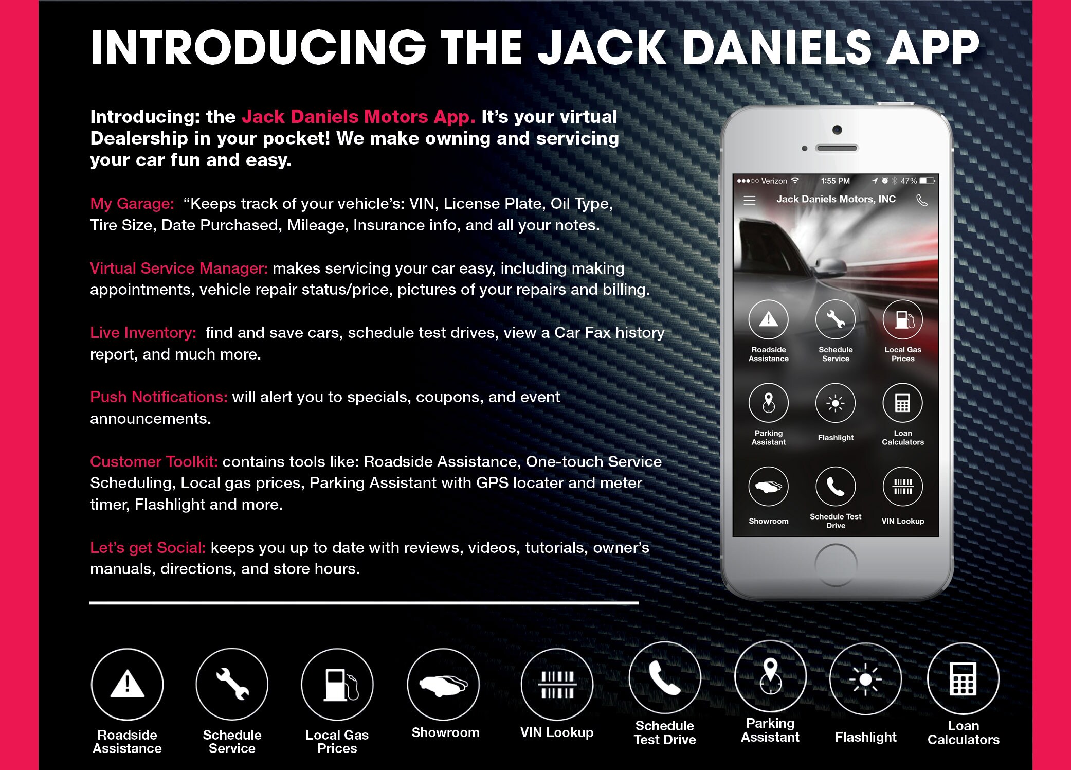 Jack Daniels Dealer App Jack Daniels Motors