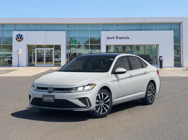 Opal White Pearl 2025 Volkswagen Jetta Sedan Front-Wheel Drive 8-Speed Automatic
